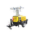 Diesel 4HVP4000 Portable Generator Mobile High Mast Light Tower